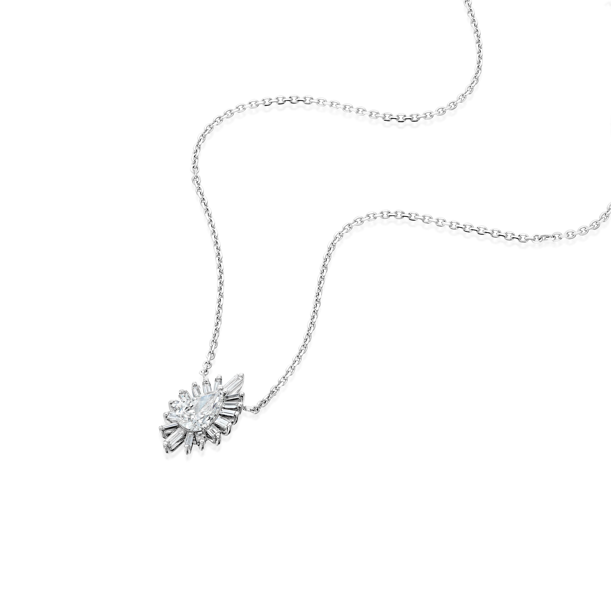 שרשרת HALO עם טיפה מרכזית