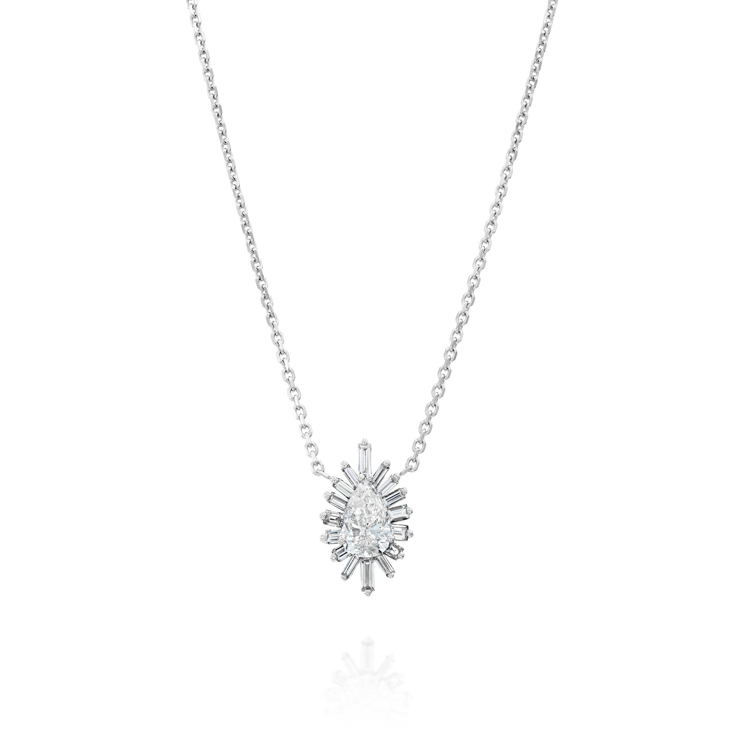 שרשרת HALO עם טיפה מרכזית