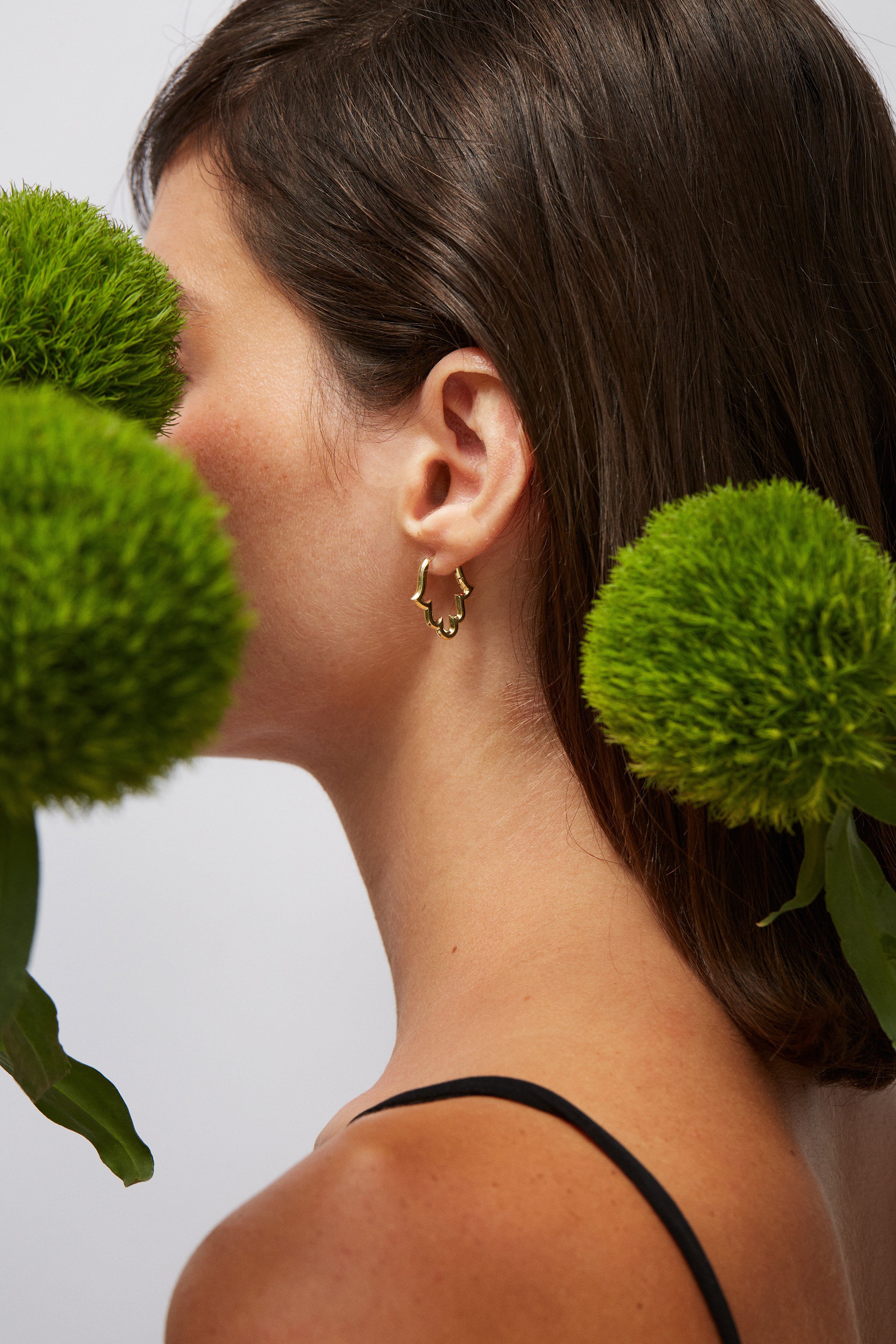 עגילי חישוק חמסה M