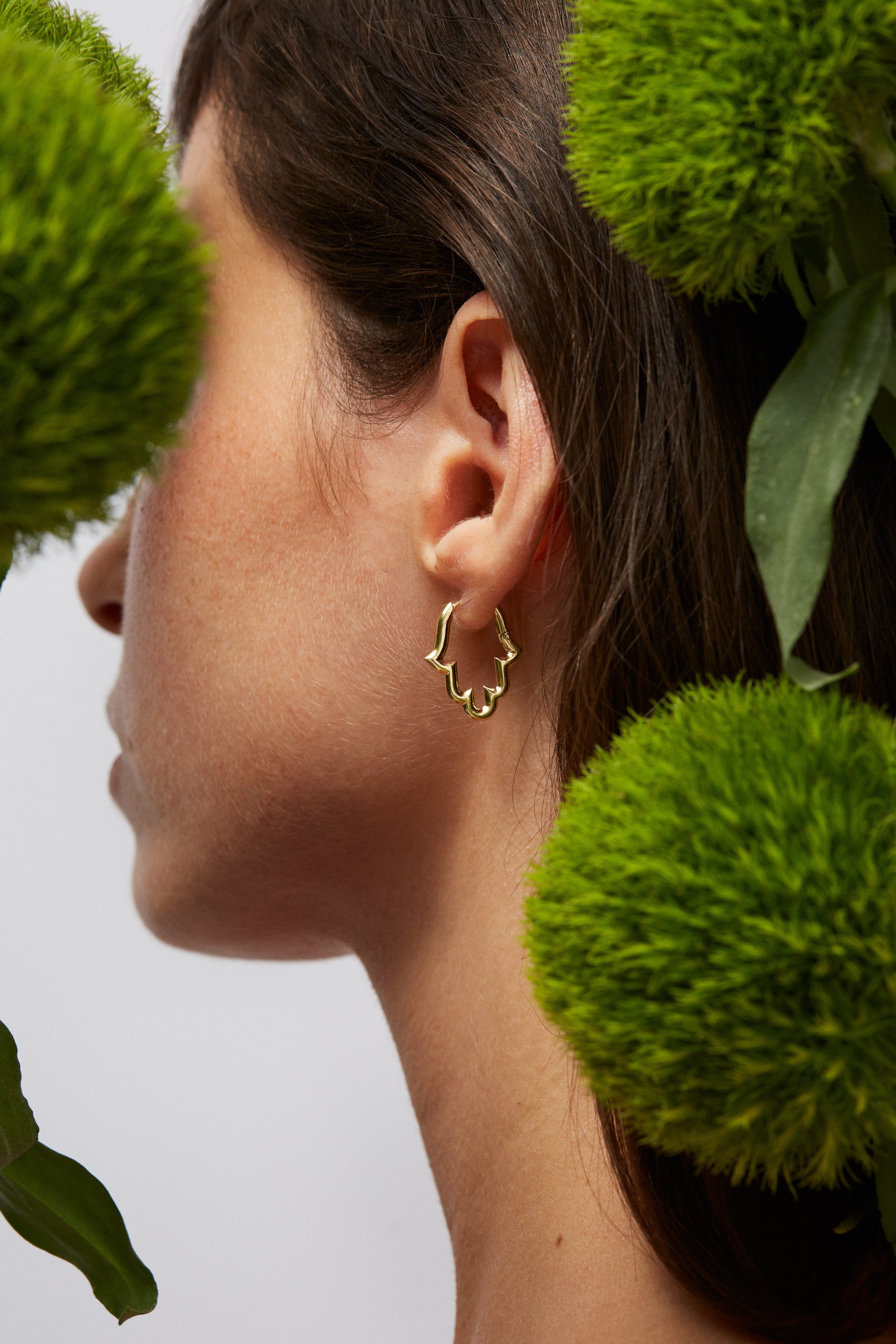 עגילי חישוק חמסה M