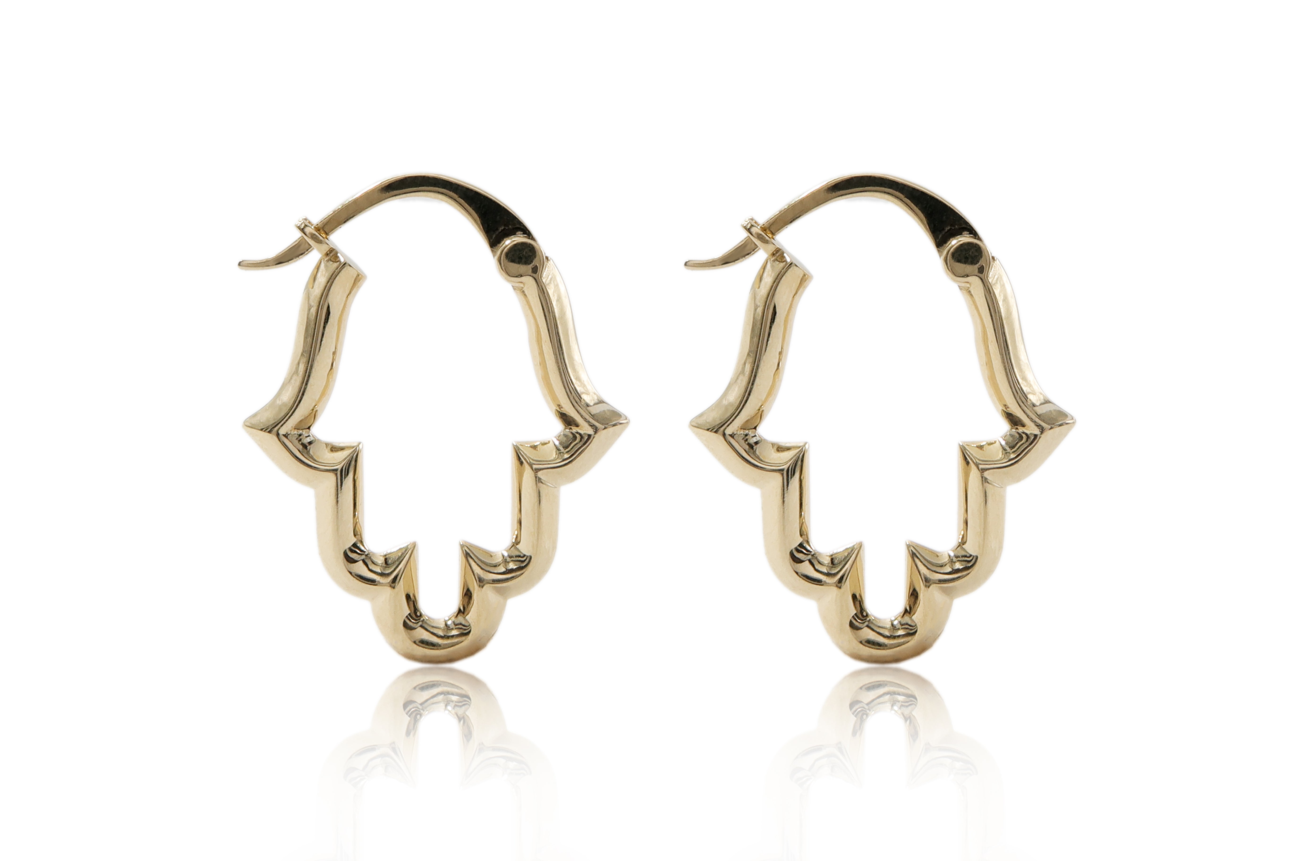 עגילי חישוק חמסה M