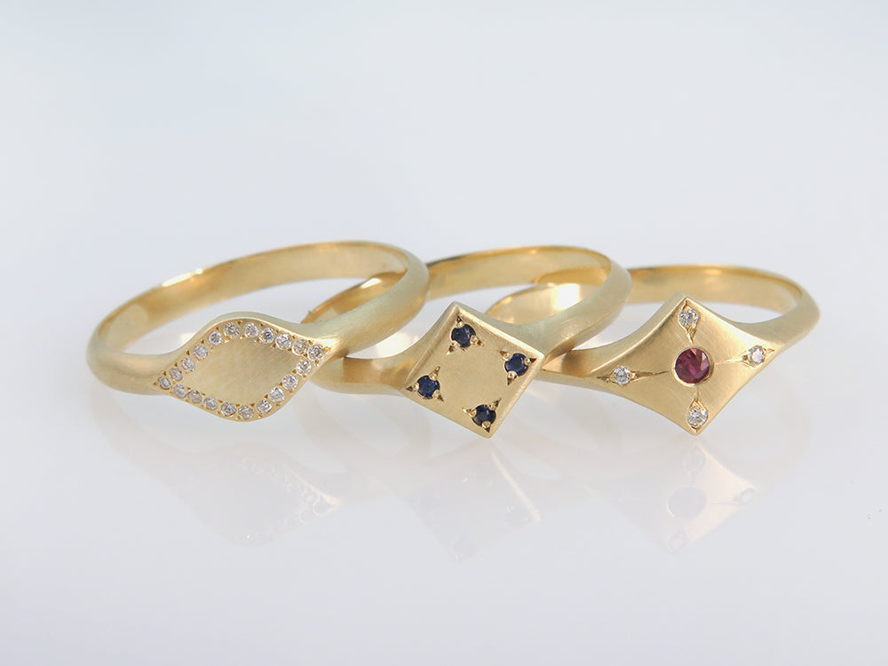 טבעת עין יהלומים מקולקציית Spices