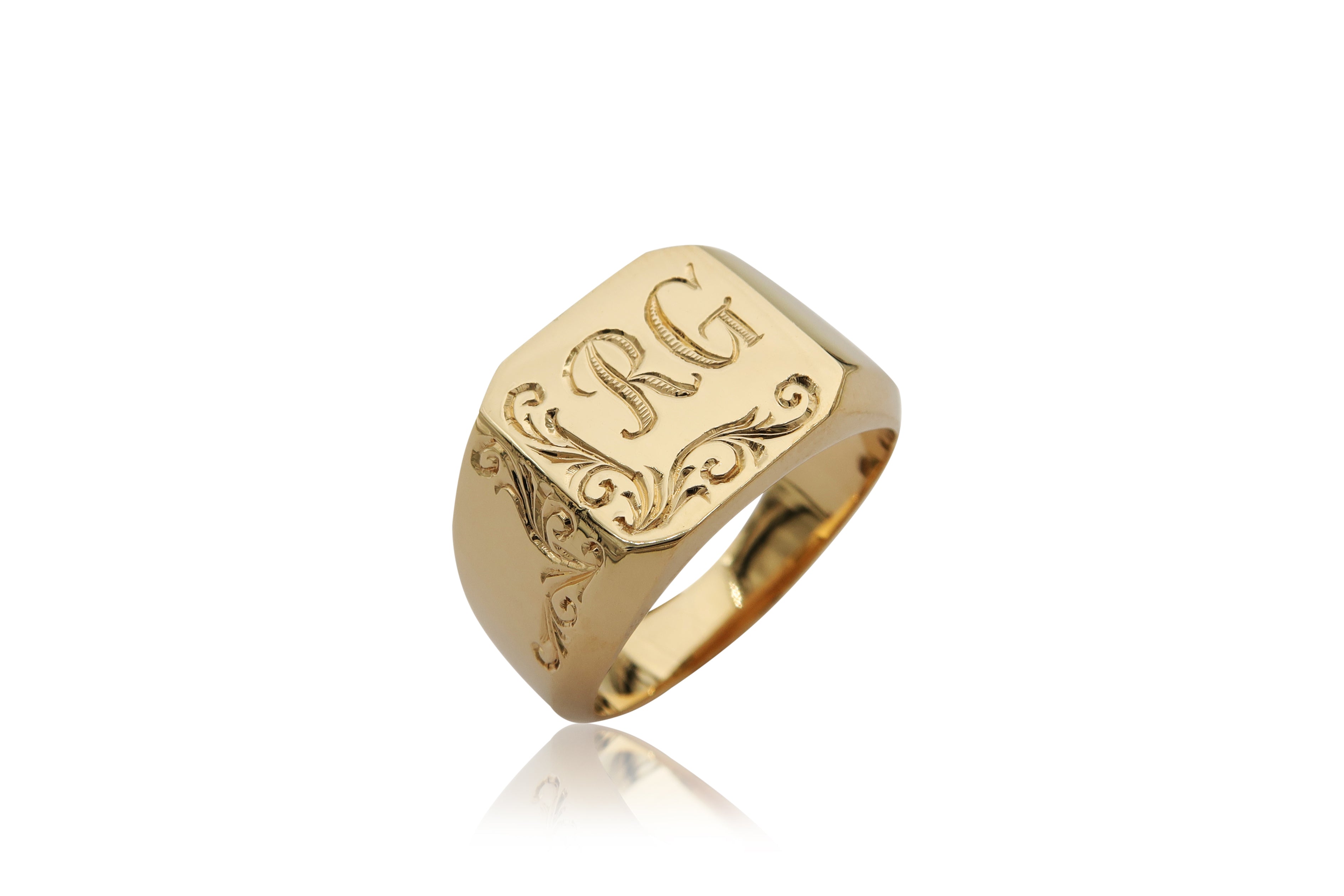 טבעת חותם עם חריטה אישית